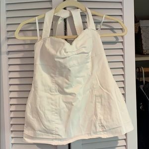 Lilly Pulitzer White Halter Top